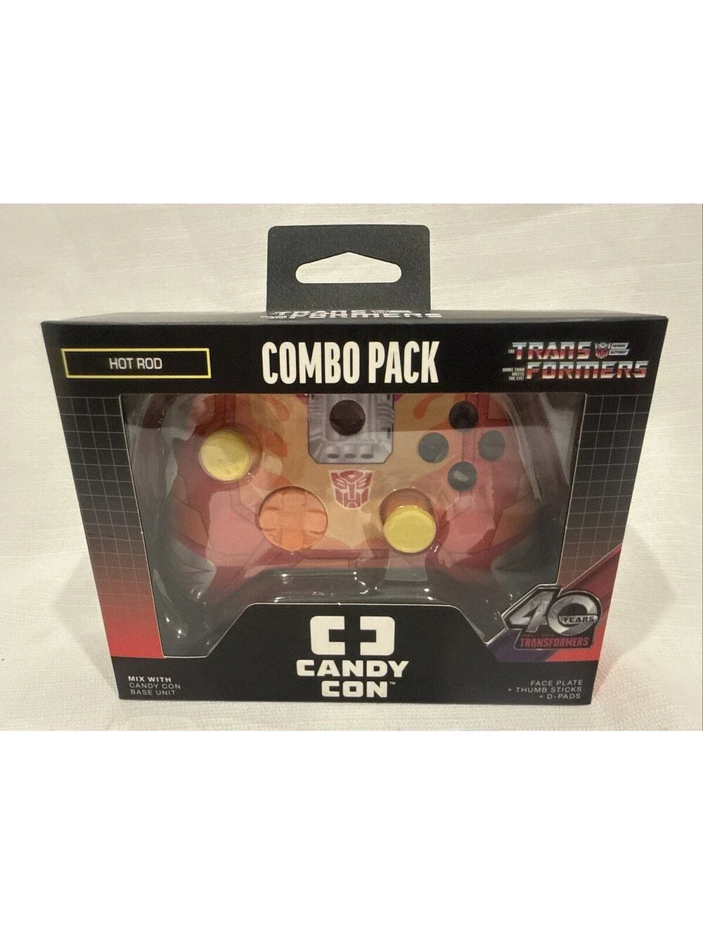Candy Con Hot Rod Combo Pack Transformers 40th Anniversary Controller Face Plate